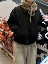 EL cut suede jacket 3C