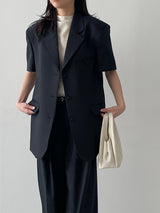 Florence 3-Button Over Fit Half Jacket