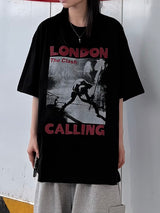 ロンドン レッド グラフィック Tシャツ