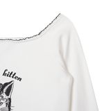 KITTEN LACE TOP