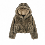 Sado Hoodie Fur Jacket