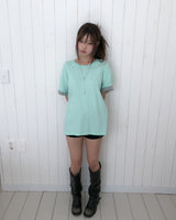 Poish Color Matching Roll-up Short Sleeve