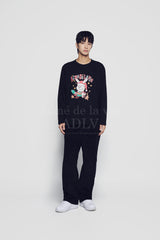 24FW サンタラビットプレゼント ロングスリーブTシャツ ブラック