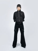 Circle Denim Jacket (Black)
