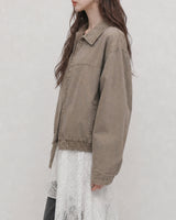 (UNISEX) Softening Work Dyeing Jacket