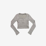 Mife Choker Knit T-shirt