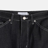 Cres Double Knee Carpenter Raw Denim Pants