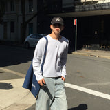 ワッフルクロップマッスルロングスリーブ