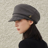 VA Stud Balloon Bellboy Cap / Black