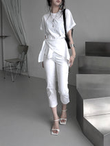 summer capri pants (2color)