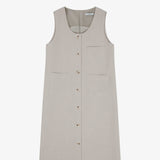 Button Pocket One piece Beige