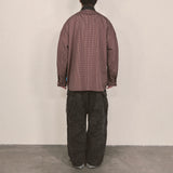 switch panel check shirt_black