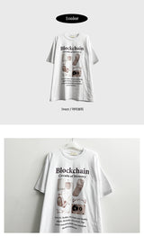 Block Retro Graphic 半袖Tシャツ