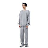 BASIC LOGO SWEAT PANTS [HEATHER GREY]