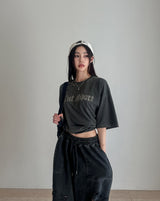 Cutting Vintage Pigment Short Sleeve T-shirt