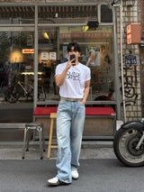 アウトオブオフィスクロップTシャツ