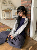 26FW★ [BAONHAUS] Ganin Color Matching Raglan Long Sleeve Tee
