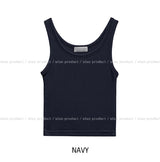 [U-BASIC] Boldy Brushed Crop Sleeveless