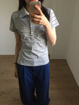 Back - Banding Wide Denim (1color)