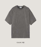 Pleate Over Fit Short Sleeve T-shirt