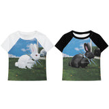 Oslo Pink Bunny Graphic Crop Tee 231935041