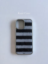 Knit Epoxy Silver Case