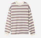 No.1130 CストライプリーズTシャツ (4color)