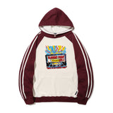 EL Vol.01 Raglan Line Hoodie T-Shirt 4Color