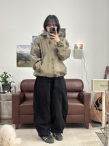 CATION DIAGONAL LINE HOODIE JUMPER