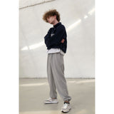 HUKE Logo Black Half zip-up MTM