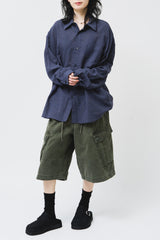 Washed Cargo Bermuda Pants (4color)