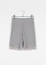 LACE RIP BIKER PANTS