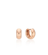 26SS★ Champagne Full Moon Silver Grip One-Touch Earrings S