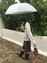 ダブルボタン スカート