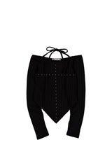 WESTERN CROSS TOP / BLACK