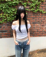 エフォンオフショルダー半袖Tシャツ