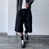 Aライン シルエット ハイストリート ツイルショーツ