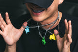 “DIAMOND BLOOM" Necklace | Ocean