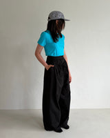 Double layer Shirring pants