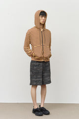 Robe Striped Zip Hoodie