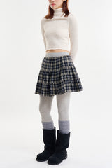 Mila fuzzy knit turtleneck top