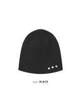 3キュービックスタッズリブビーニー (for men and women)