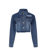 8287 Limitedition Crop Denim Jacket (Blue)
