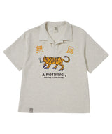 ムウィピン二ット1/2 コーラーtシャツ