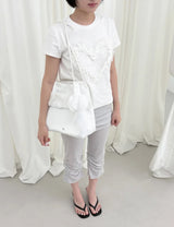 フリリッシュショルダーバッグ (white)