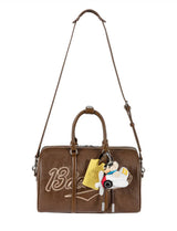 13DE MARZO Pilot Bear Travel Bag Smal Brown