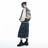 Washed Crop Scajan - BLACK