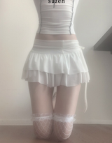 ネームドストラップフリルスカート (3color)