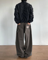 Lesson Shirring Wind Jacket