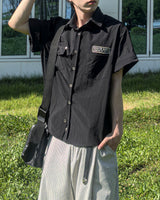 BELLINGS PATCH NYLON HALF SHIRT